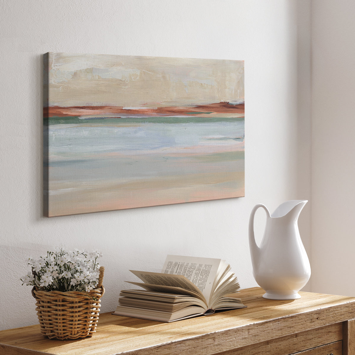 Sienna Horizon II - Canvas Art Print