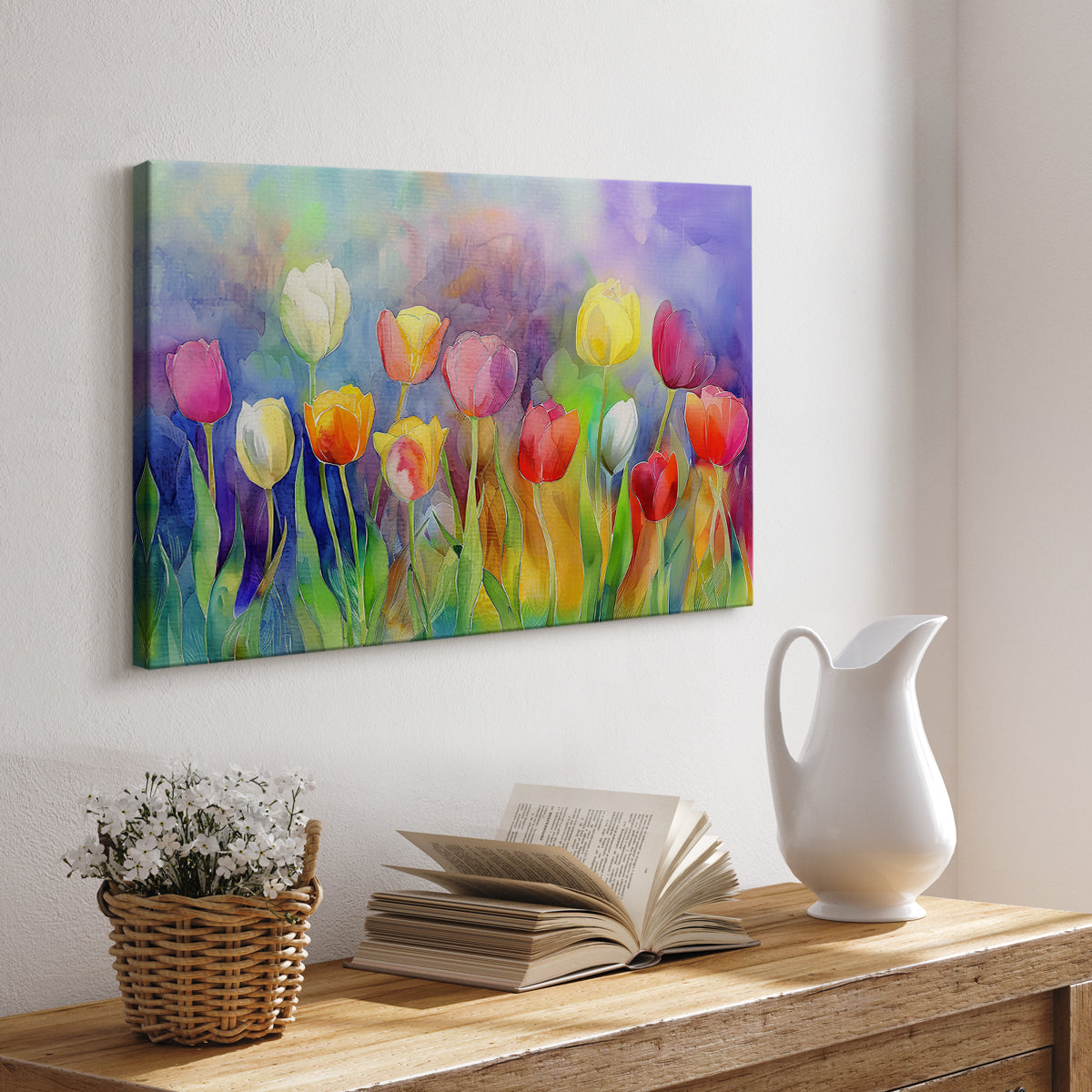 Floral Watercolor XVI - Canvas Art Print