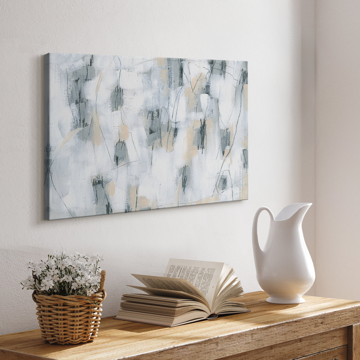 Stone Hatchmarks II - Canvas Art Print