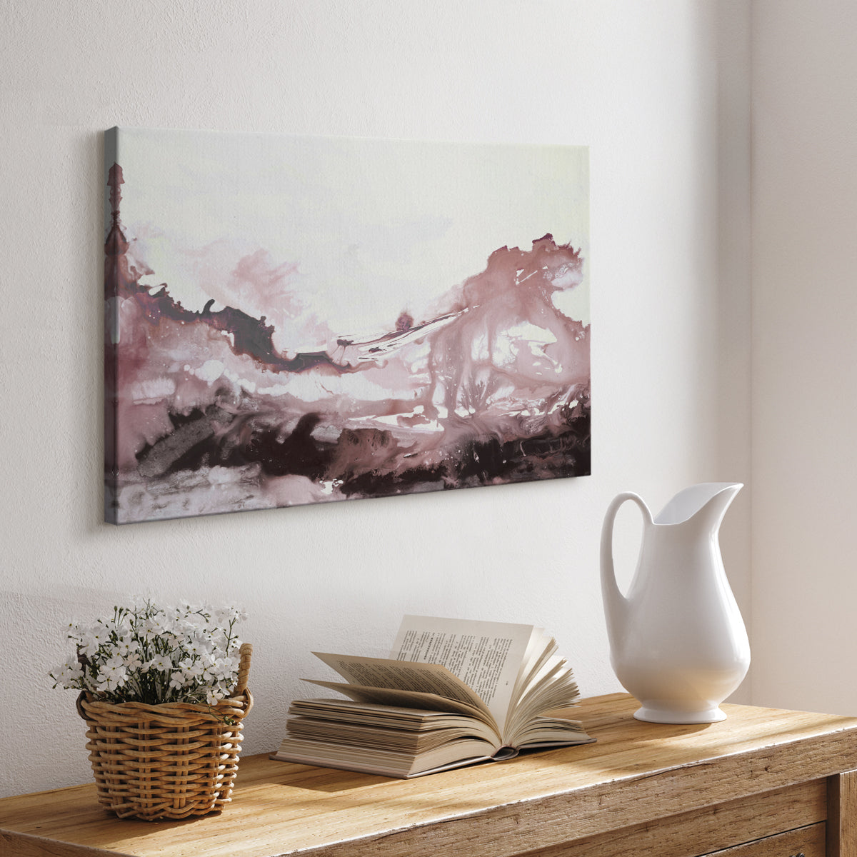 Pink Scenery - Canvas Art Print