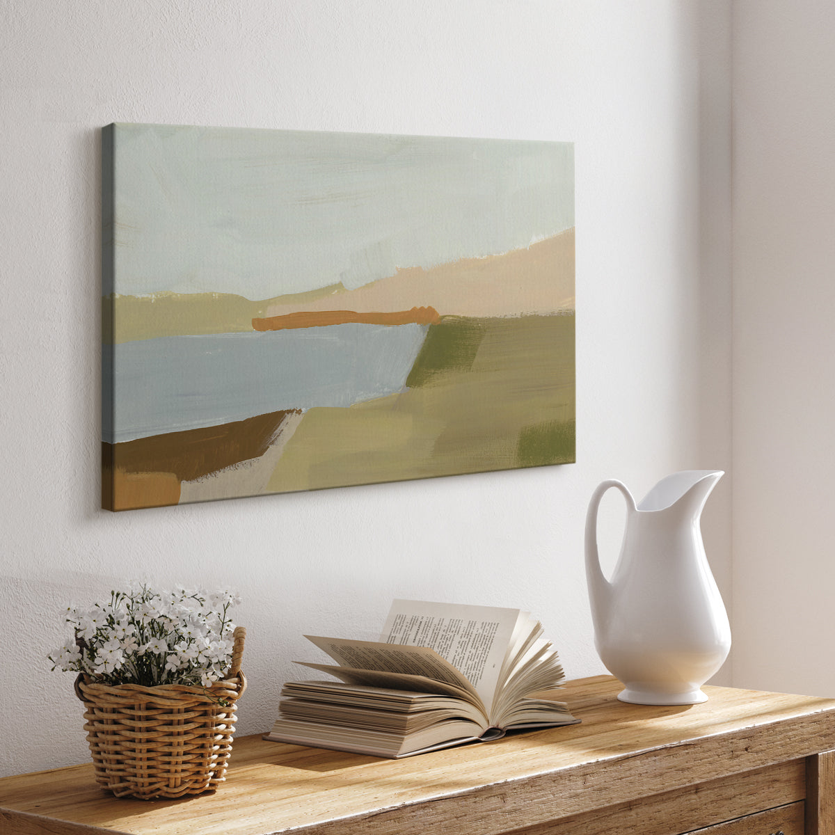 Stacked Landscape I - Canvas Art Print