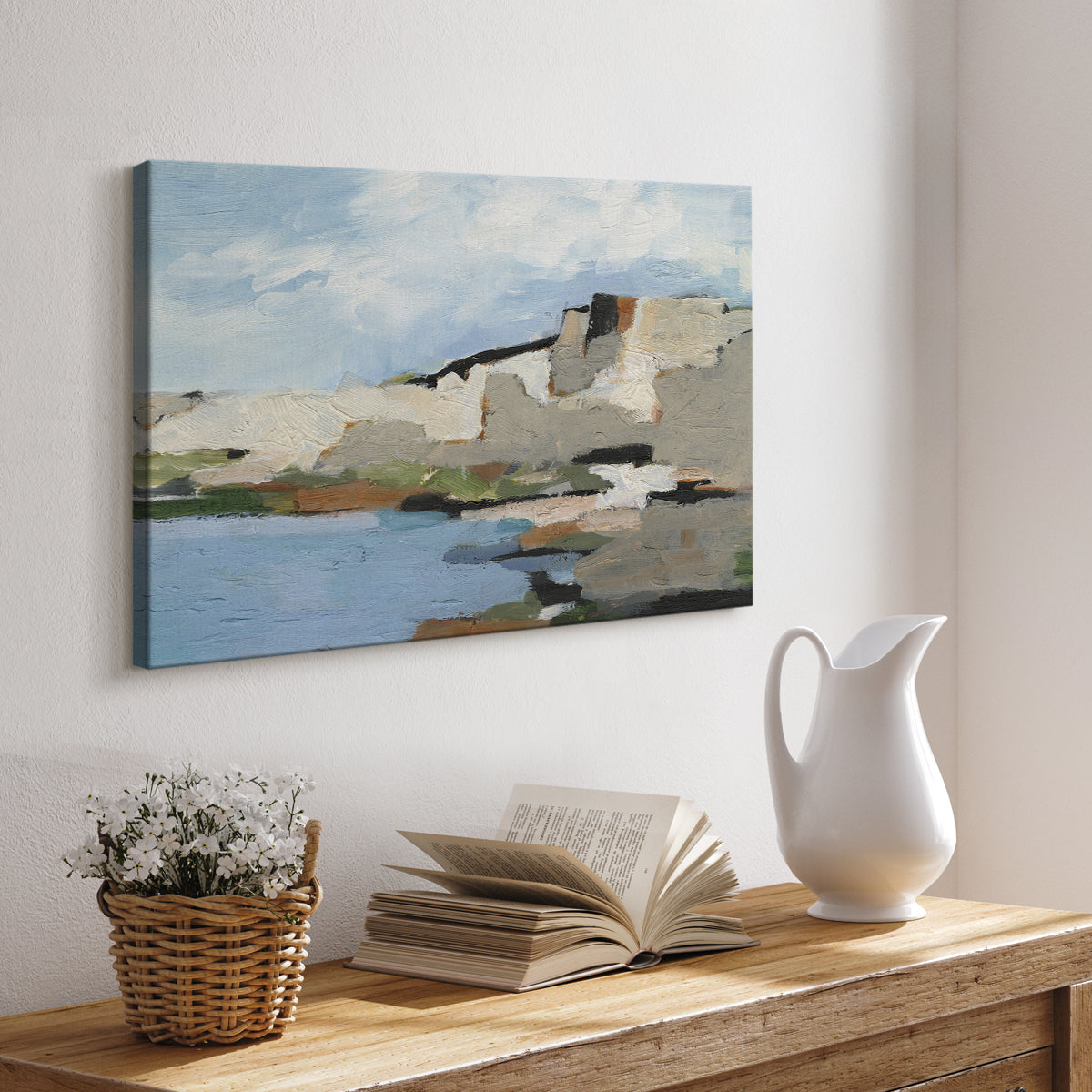 White Rock Cliffs II - Canvas Art Print