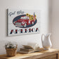 God Bless America Truck - Canvas Art Print
