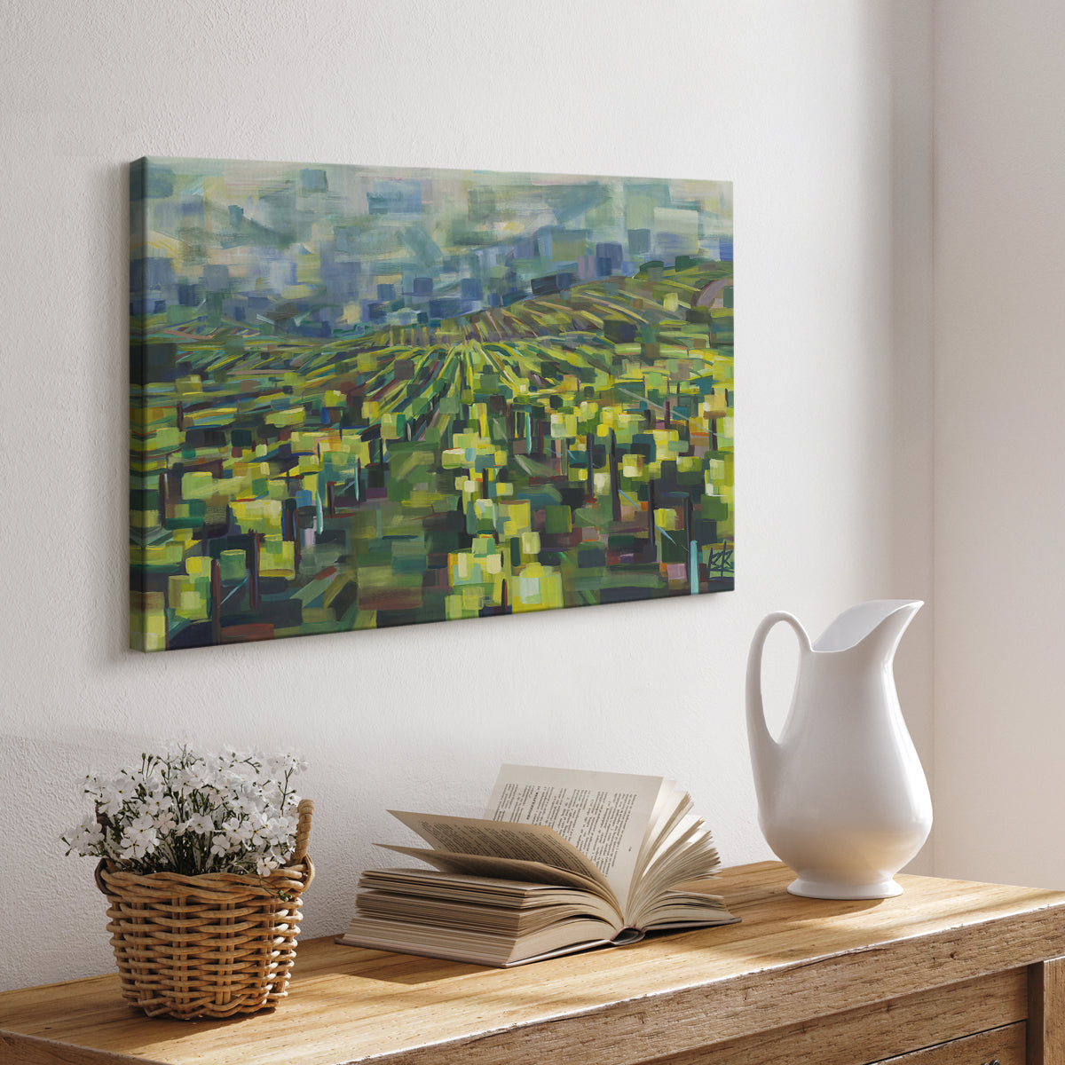Yellow Grapevines Forever - Canvas Art Print