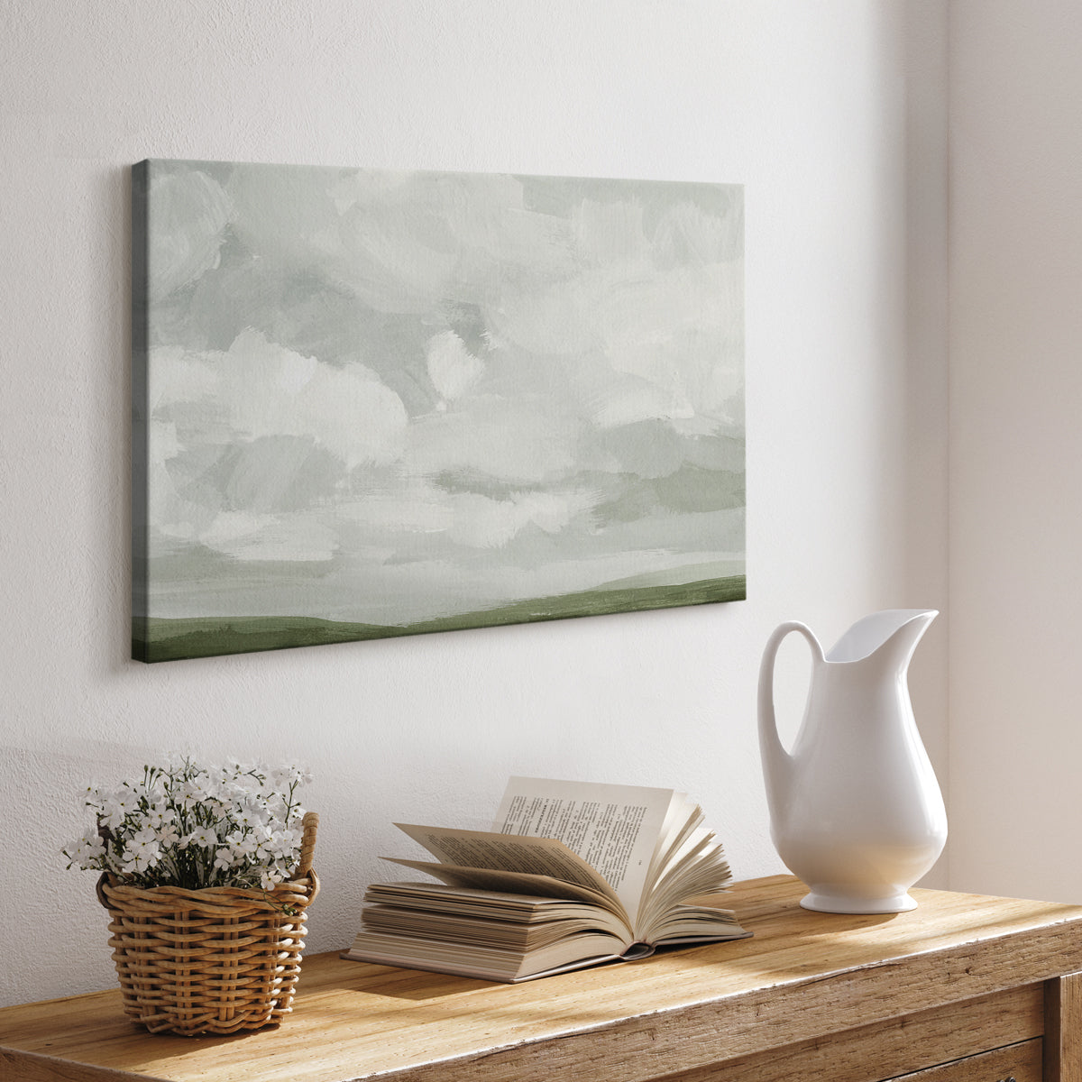 Gray Stone Sky IV - Canvas Art Print