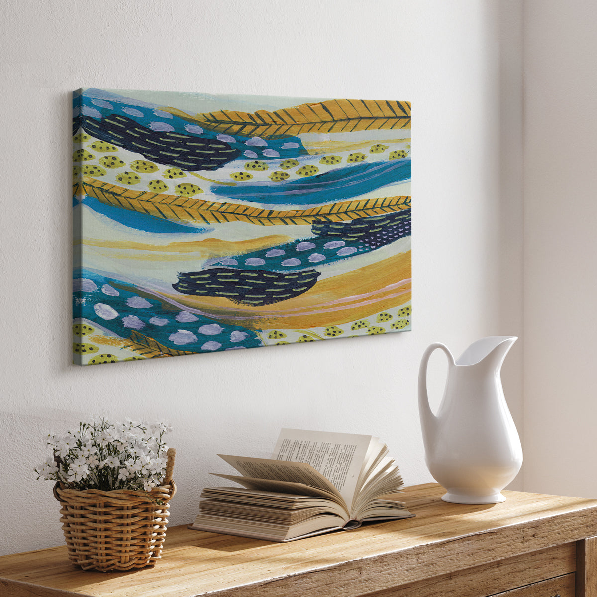 Feathery III - Canvas Art Print