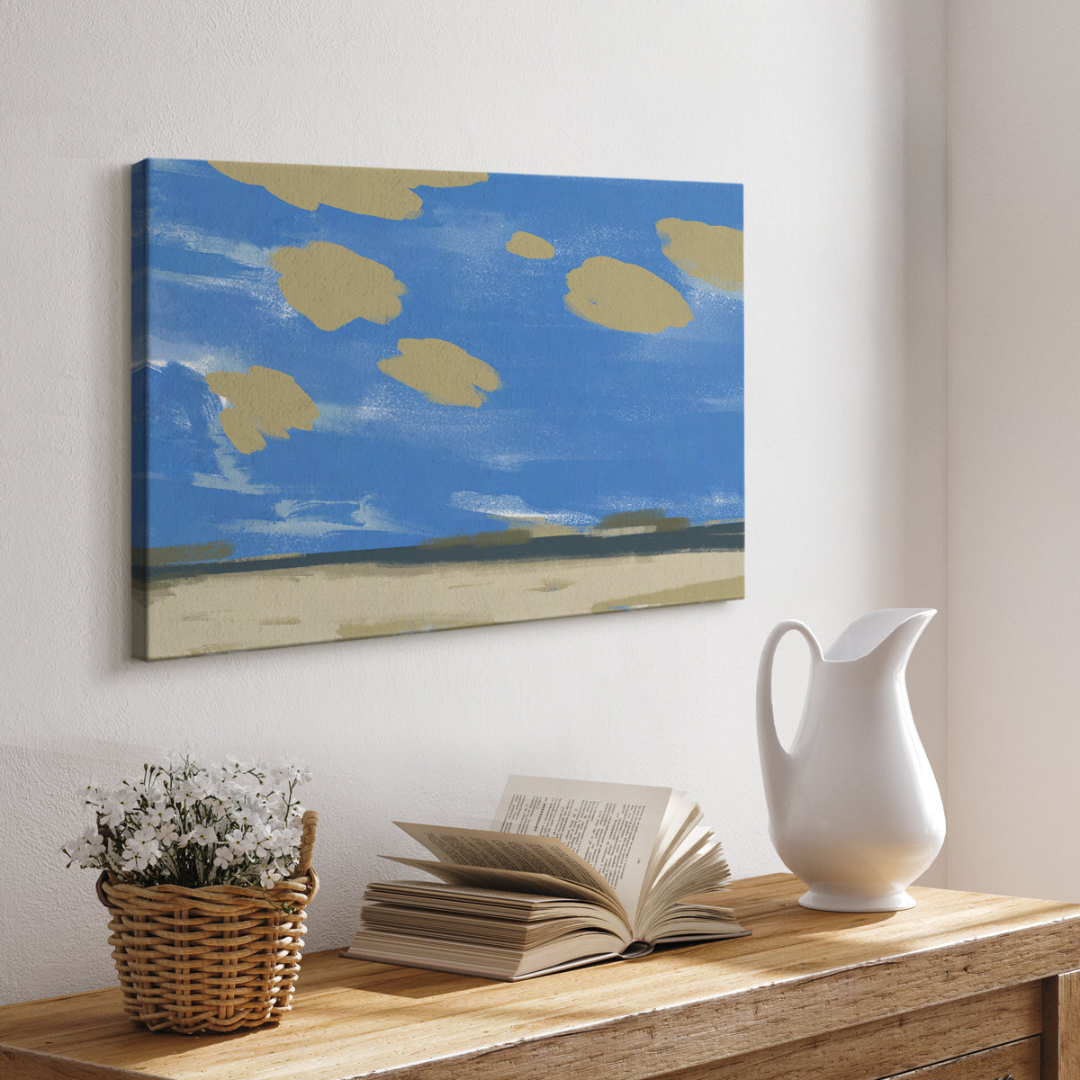 Textured Beachscape I - Canvas Art Print