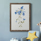 Blue Blossom Botanical II - Premium Canvas Framed in Barnwood - Ready to Hang