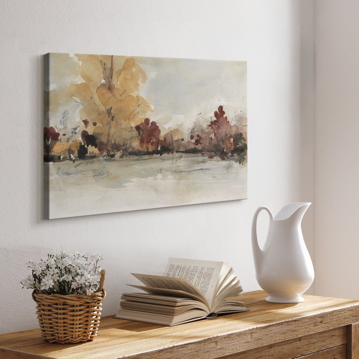 The Autumn View I - Canvas Art Print