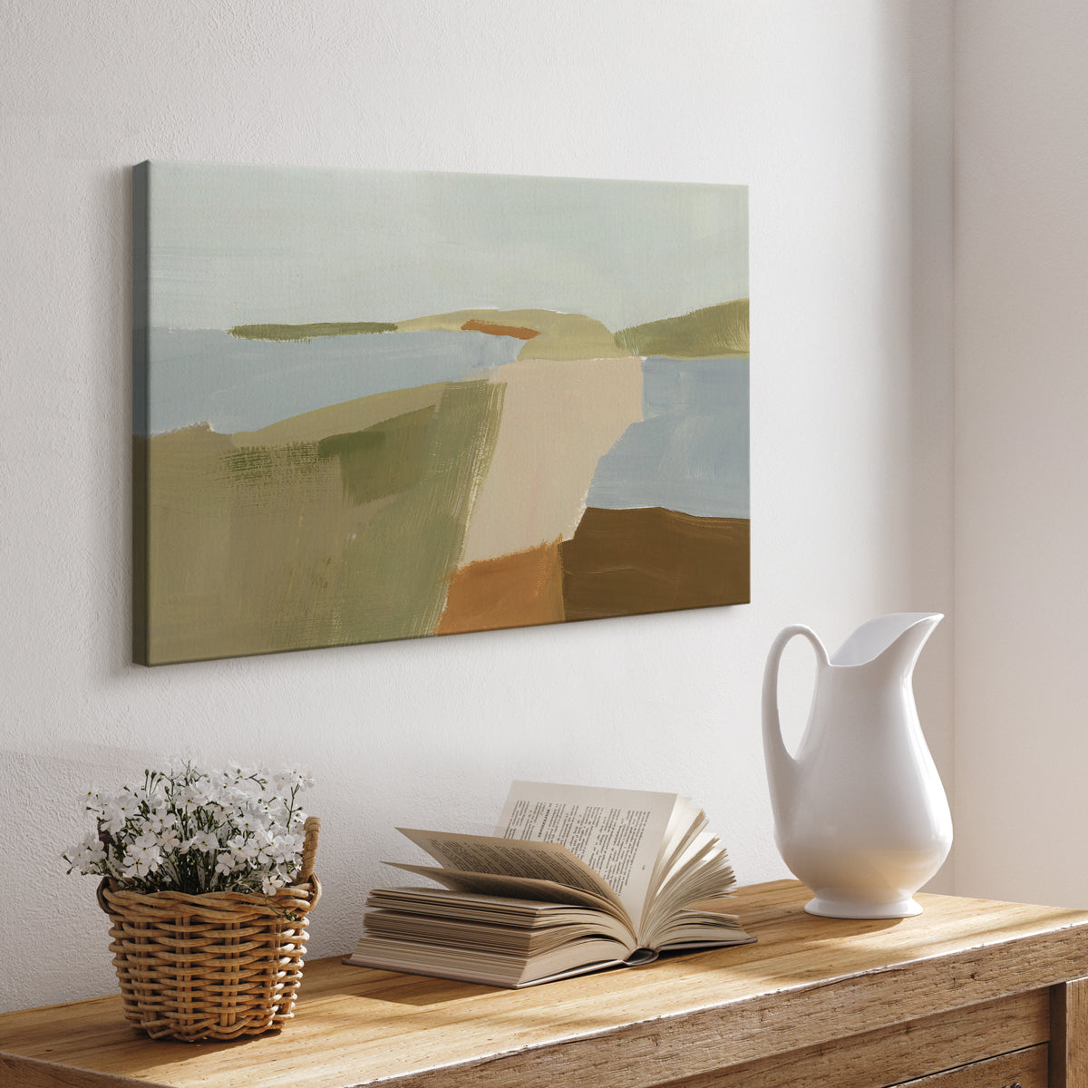 Stacked Landscape II - Canvas Art Print