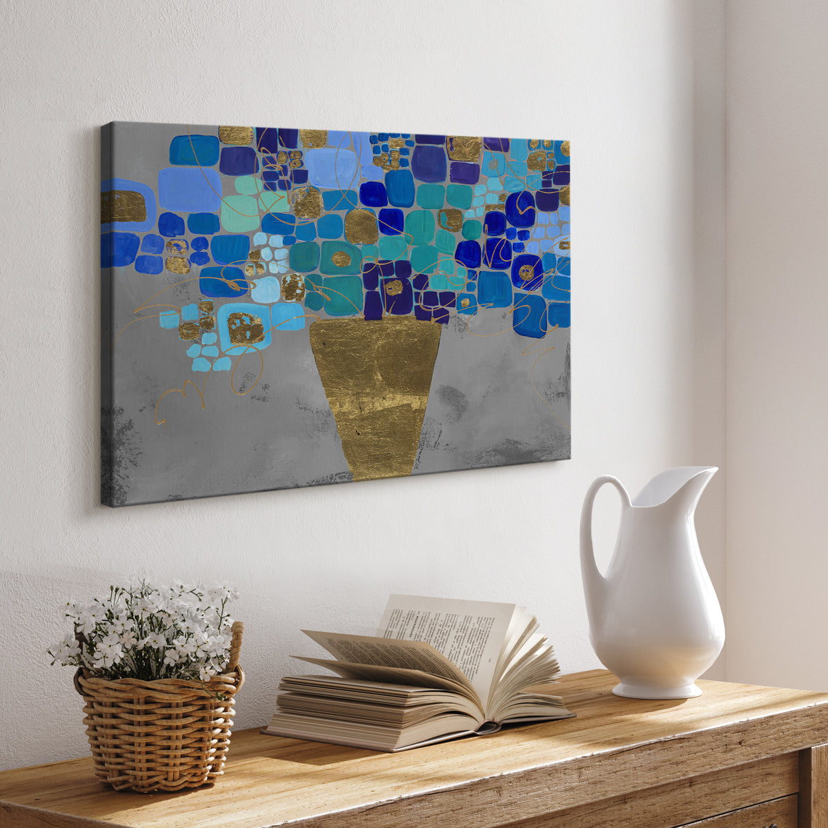 Blue Love - Canvas Art Print