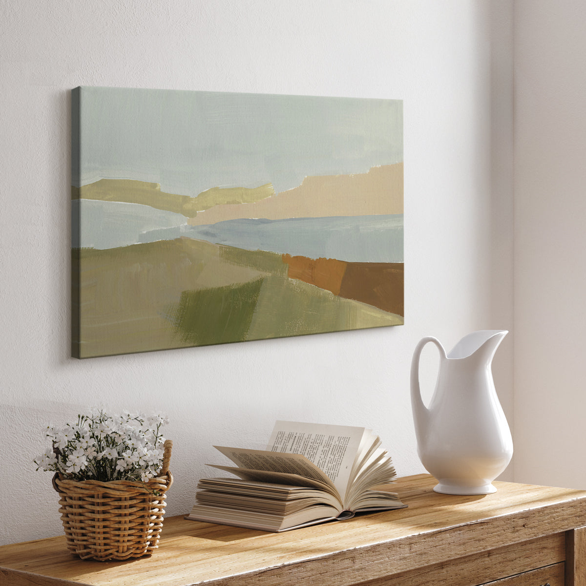 Stacked Landscape III - Canvas Art Print