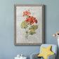 Linen Geranium - Premium Canvas Framed in Barnwood - Ready to Hang