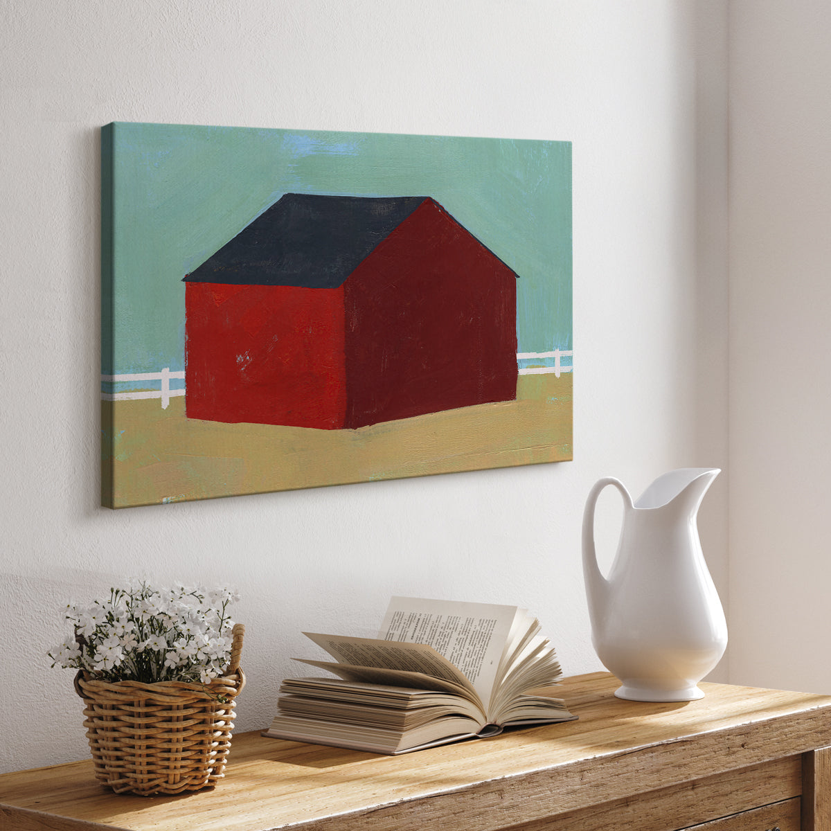 Big Red One III - Canvas Art Print