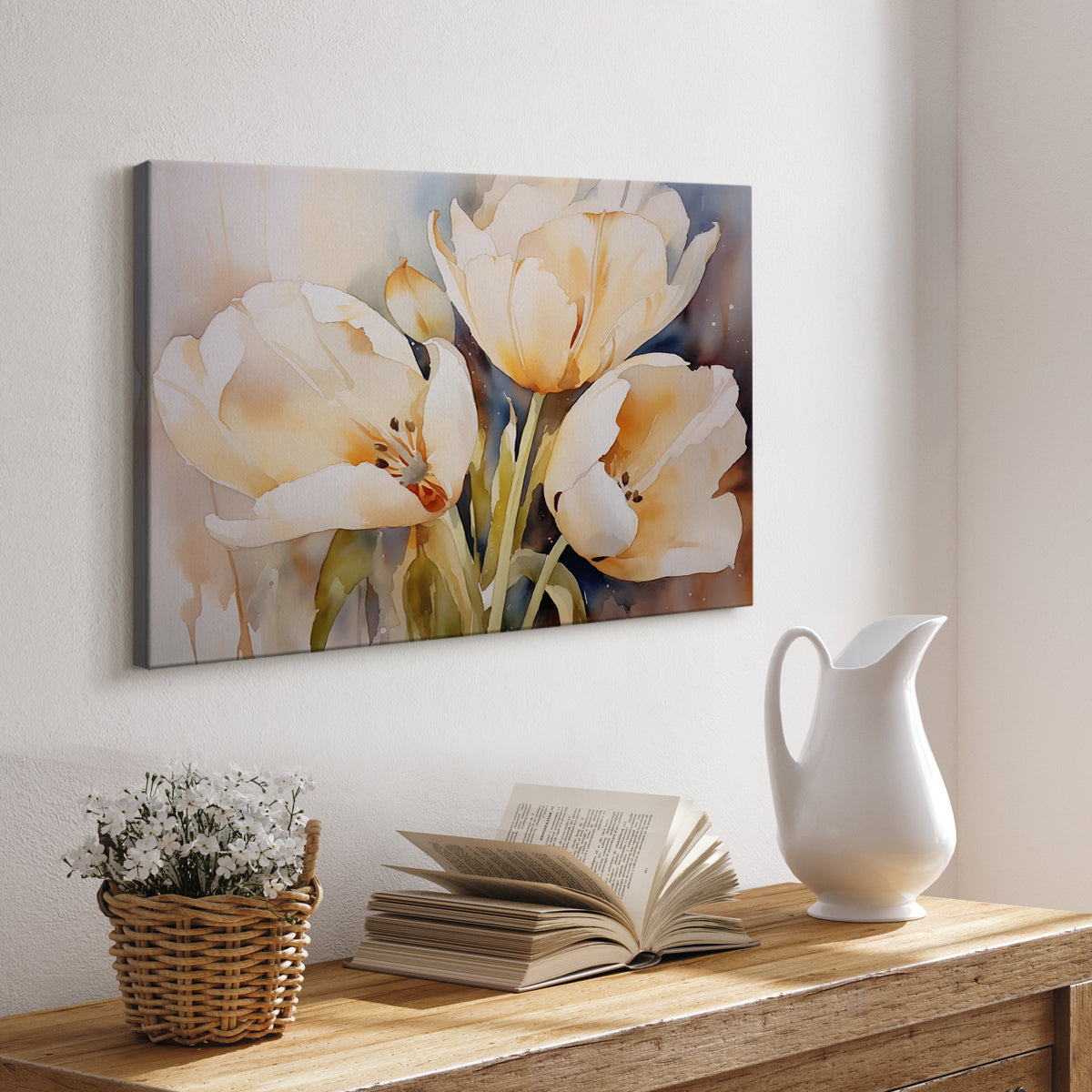 Floral Watercolor XXVII - Canvas Art Print