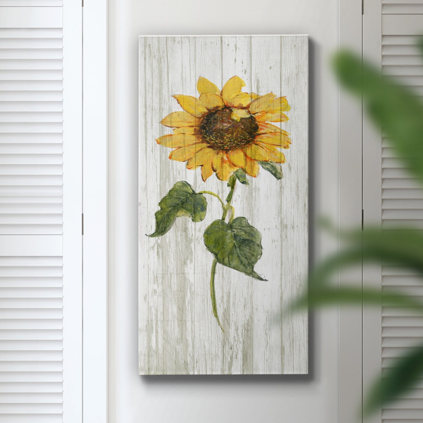 Sunflower in Autumn II - Premium Gallery Wrapped Canvas - Ready to Hang