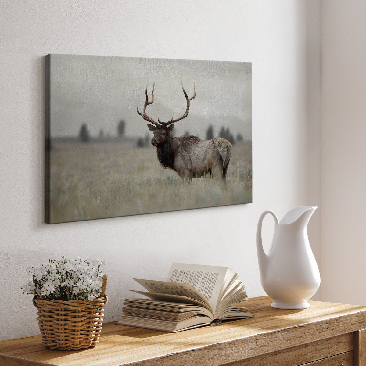 Grand Elk - Canvas Art Print
