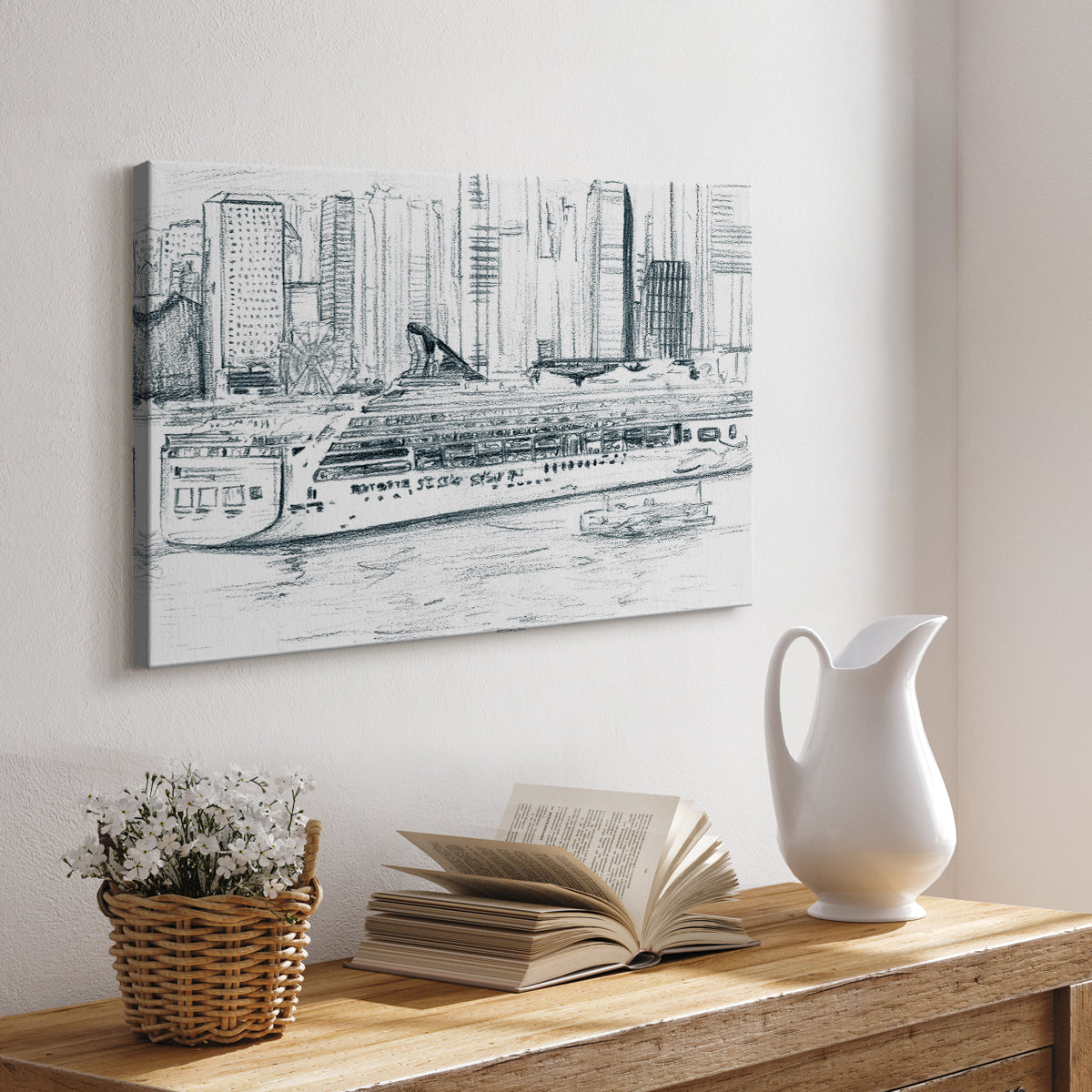 Ferryboats II - Canvas Art Print