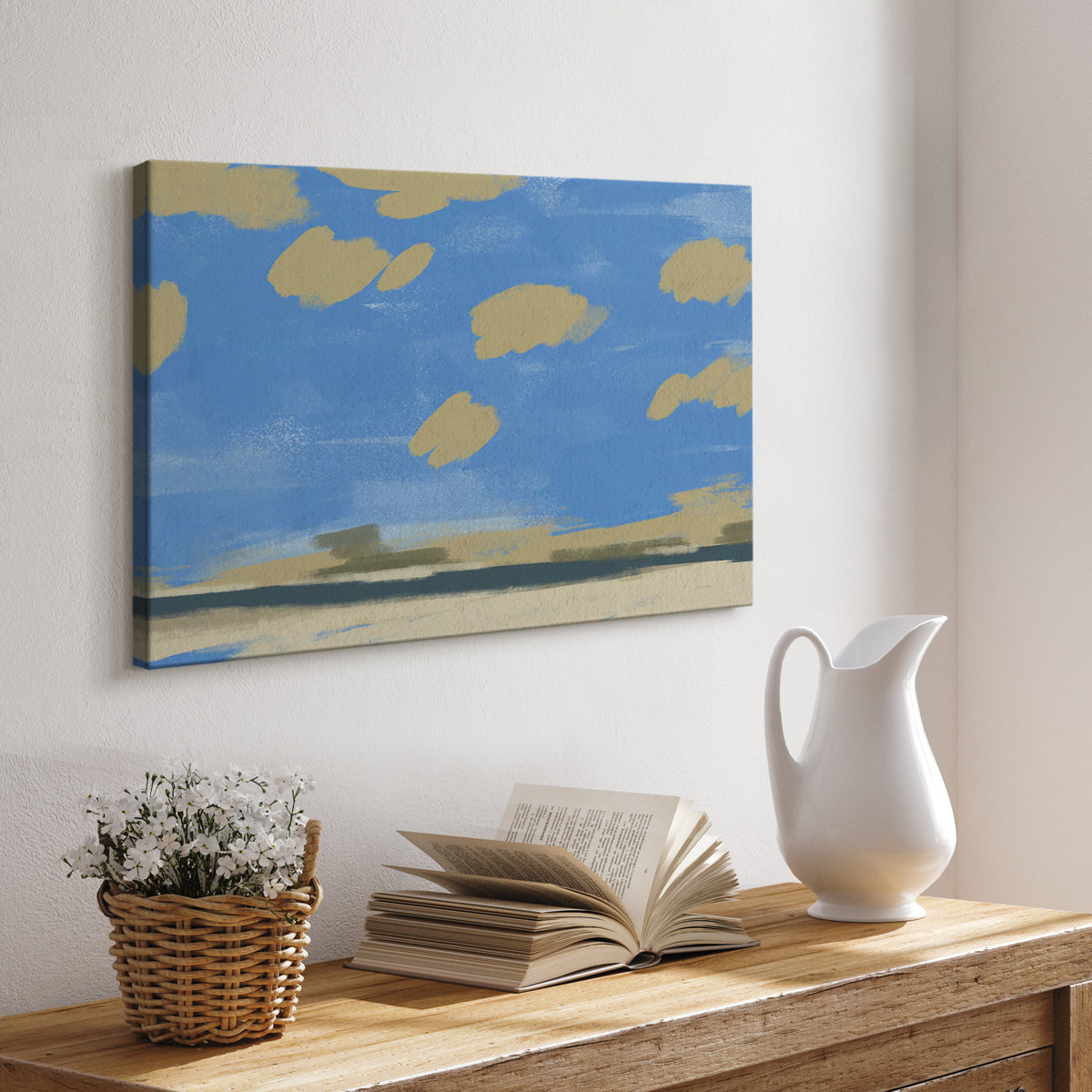 Textured Beachscape II - Canvas Art Print