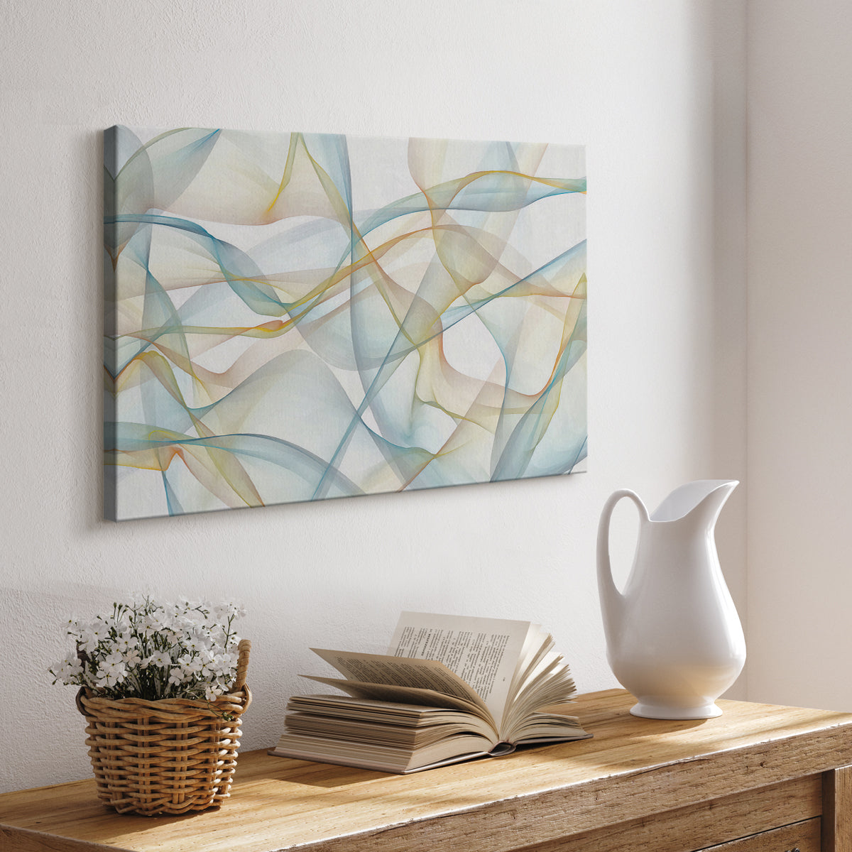 Curves and Waves VI - Canvas Art Print