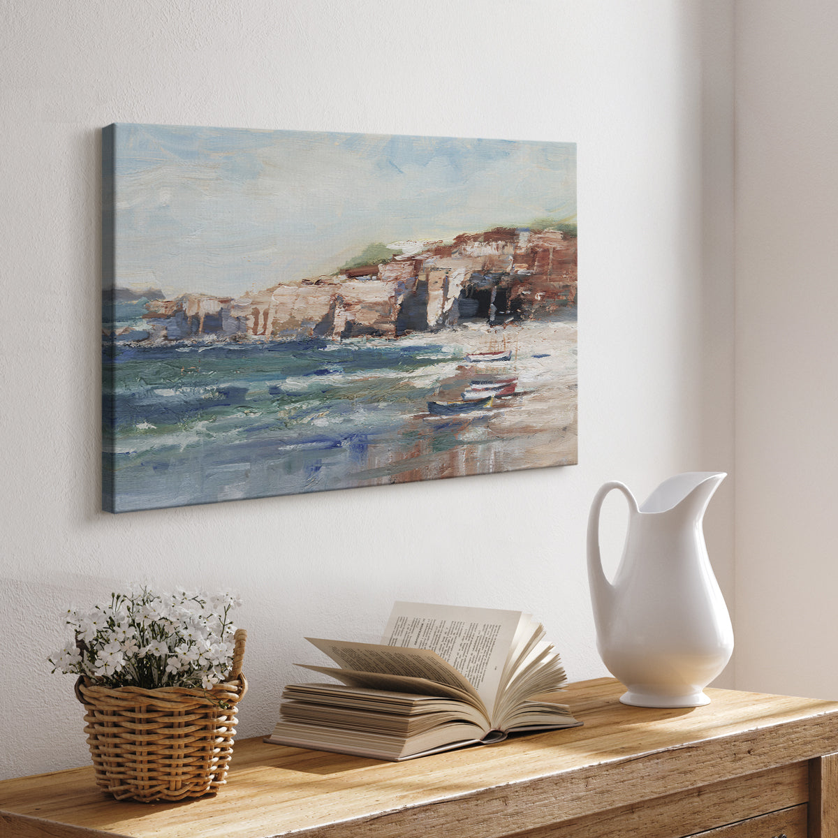 Sea Cliff Study II - Canvas Art Print