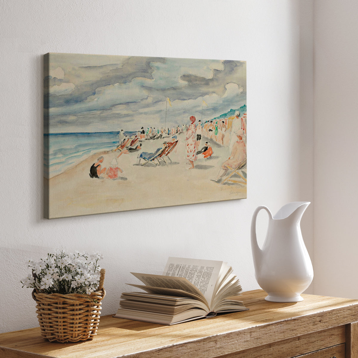 Vintage Beach XLIV - Canvas Art Print