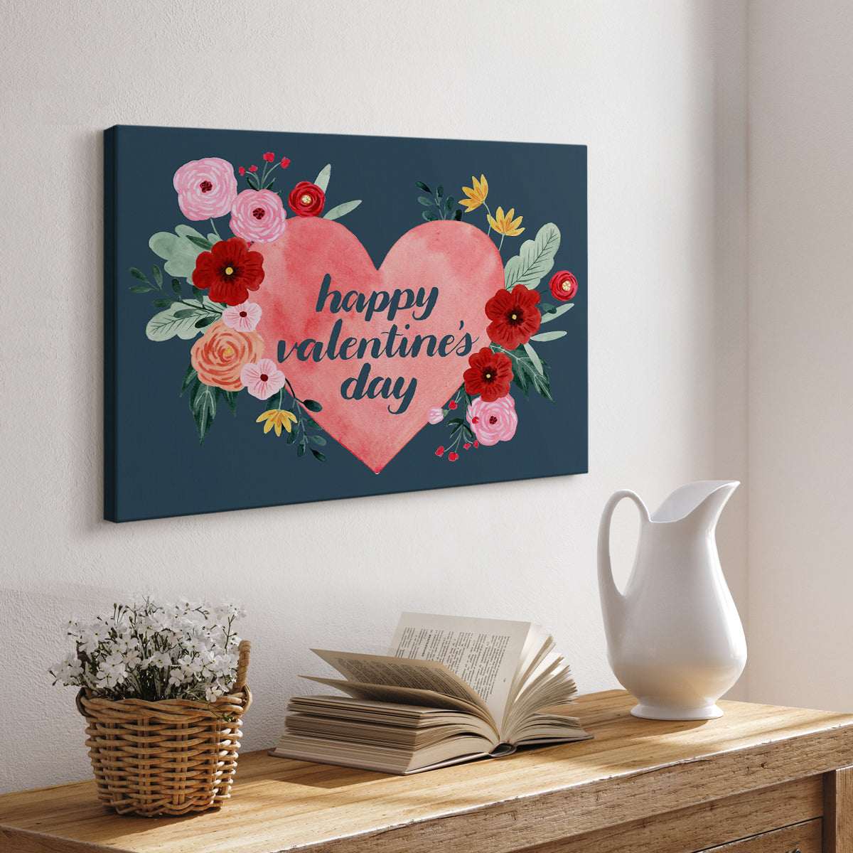 Sweet Hearts Collection A - Canvas Art Print