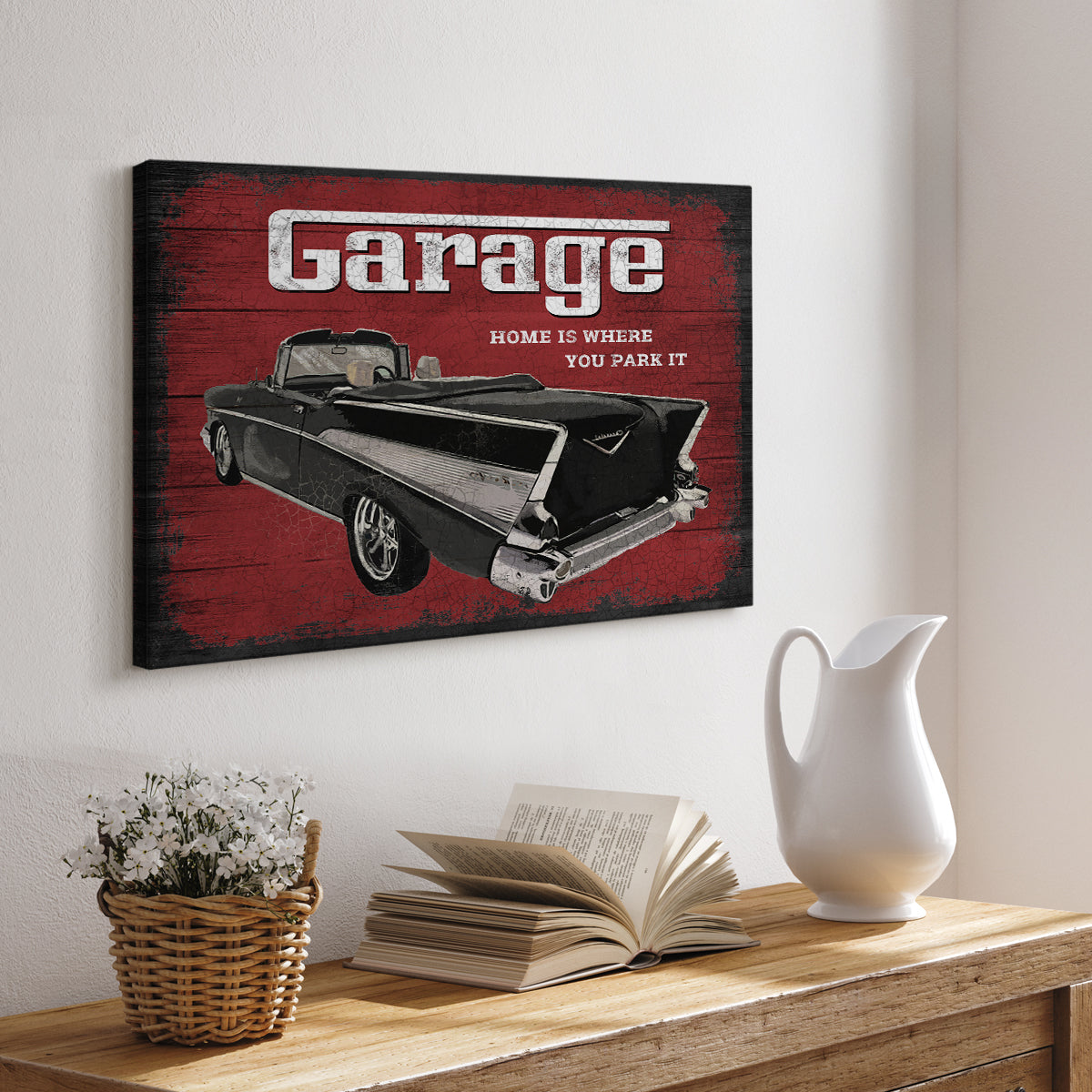 The Garage - Canvas Art Print
