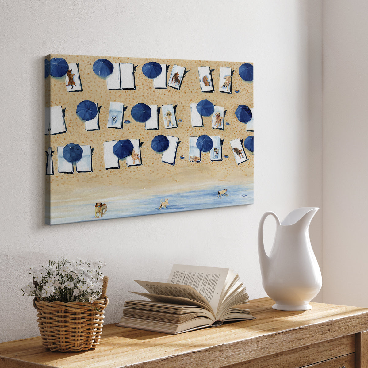 Dogs Allowed - Canvas Art Print