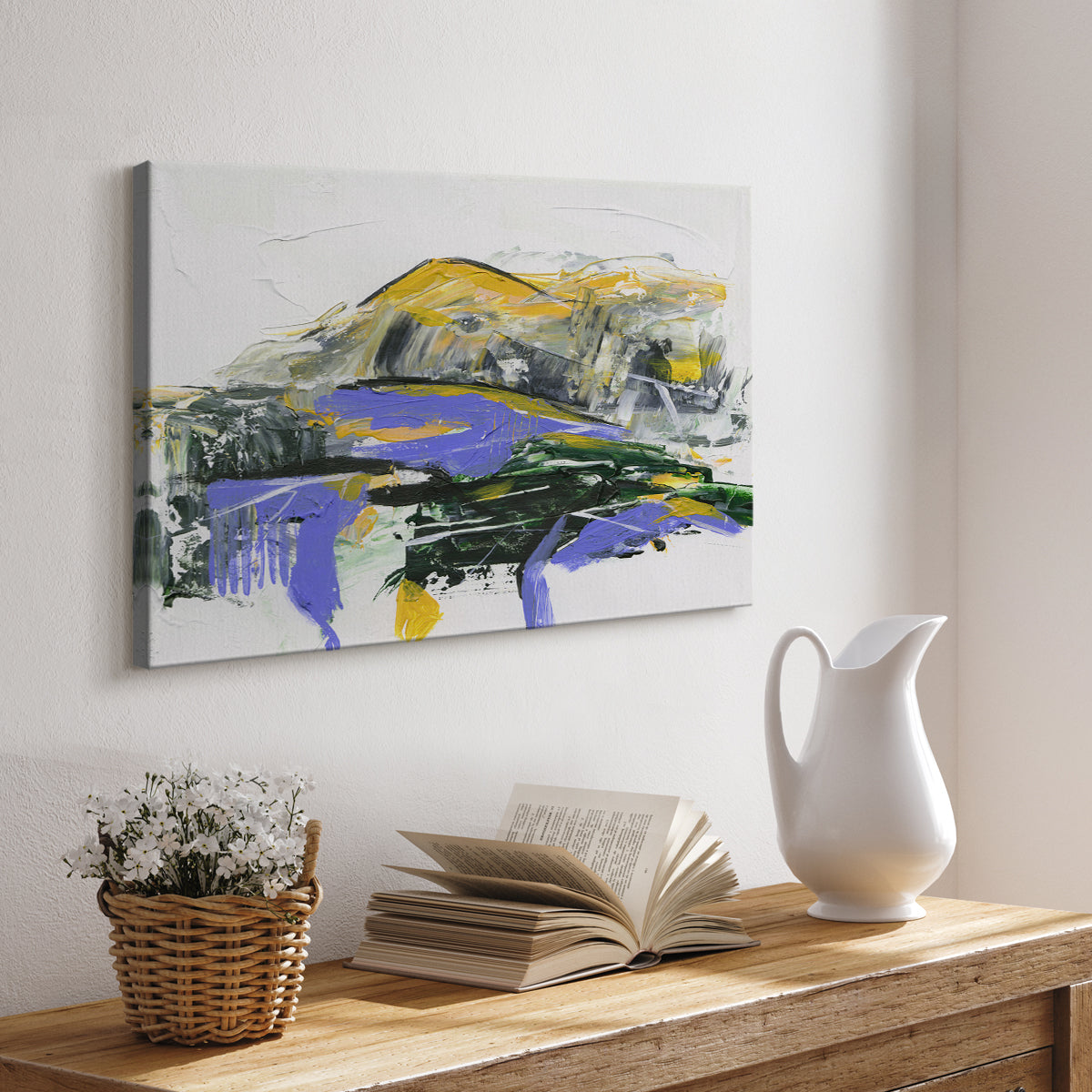 Silent Mountain V - Canvas Art Print