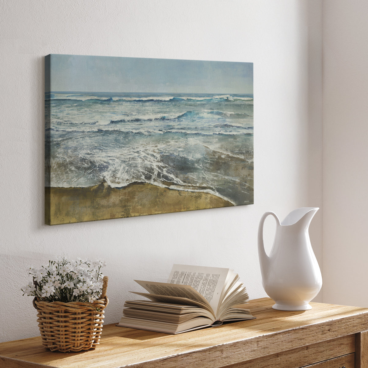 Beachcombing - Canvas Art Print