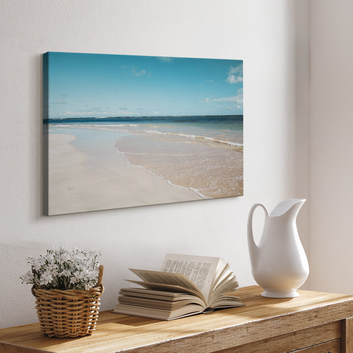 Sugar Sand Beach - Canvas Art Print