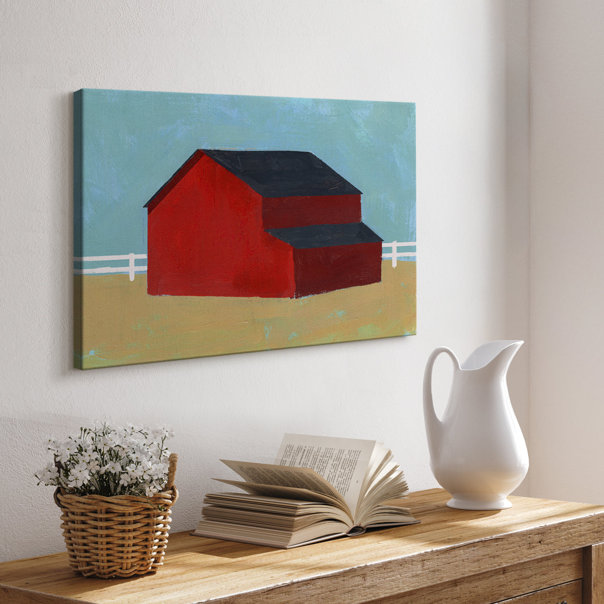 Big Red One II - Canvas Art Print