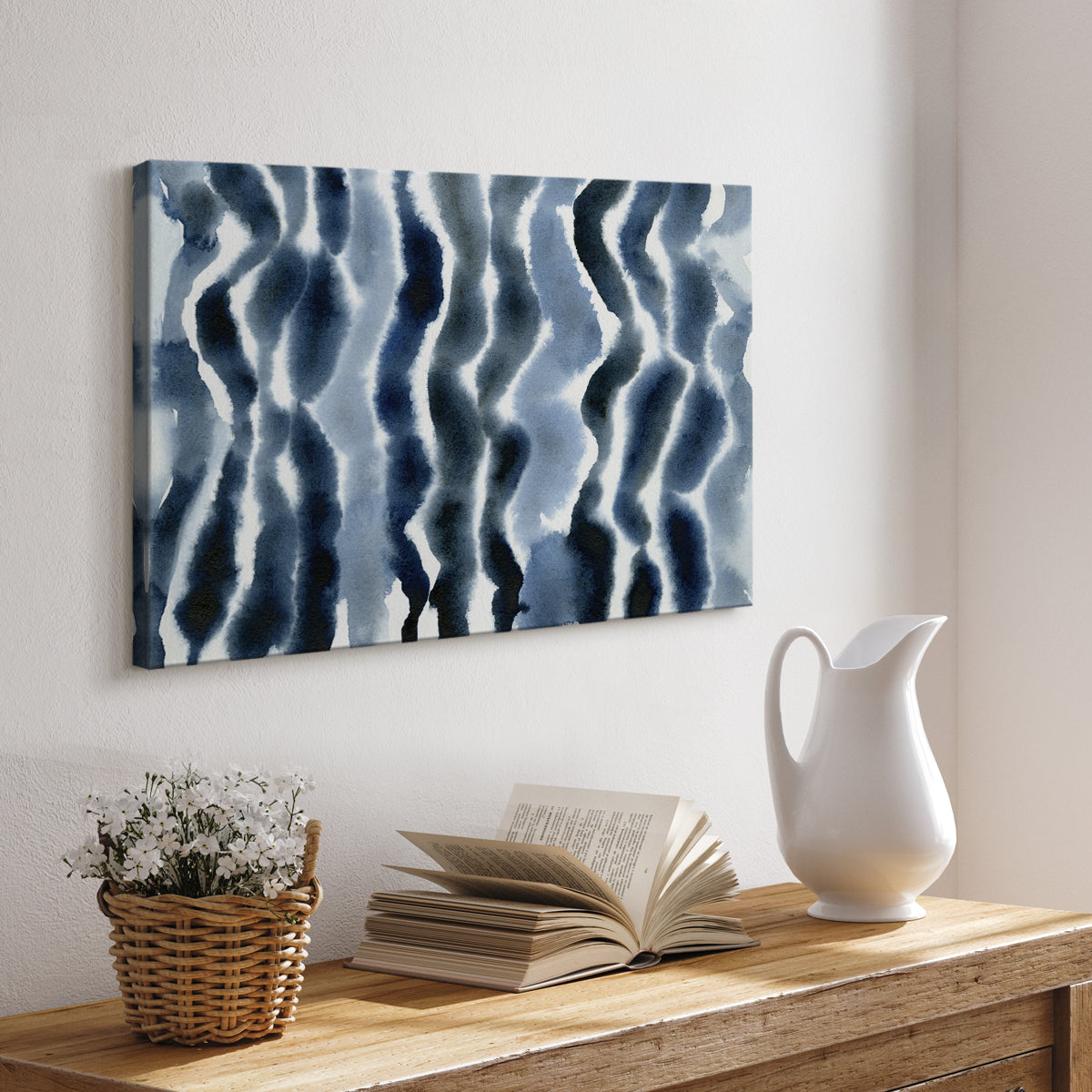 True Blue Wave I - Canvas Art Print