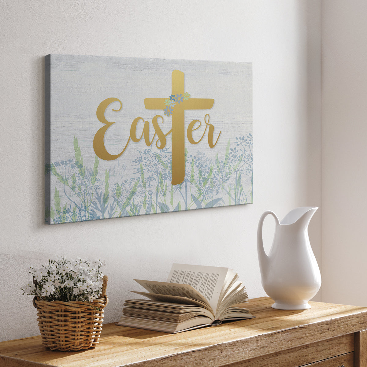 Easter Wildflowers - Canvas Art Print