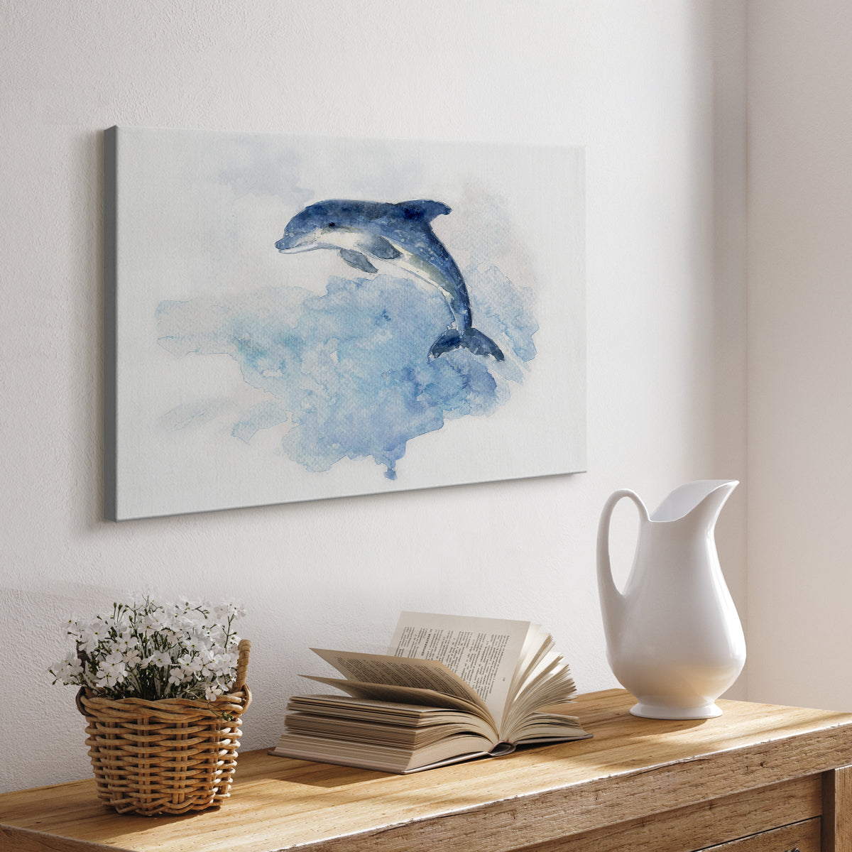 Wave Jumping - Canvas Art Print