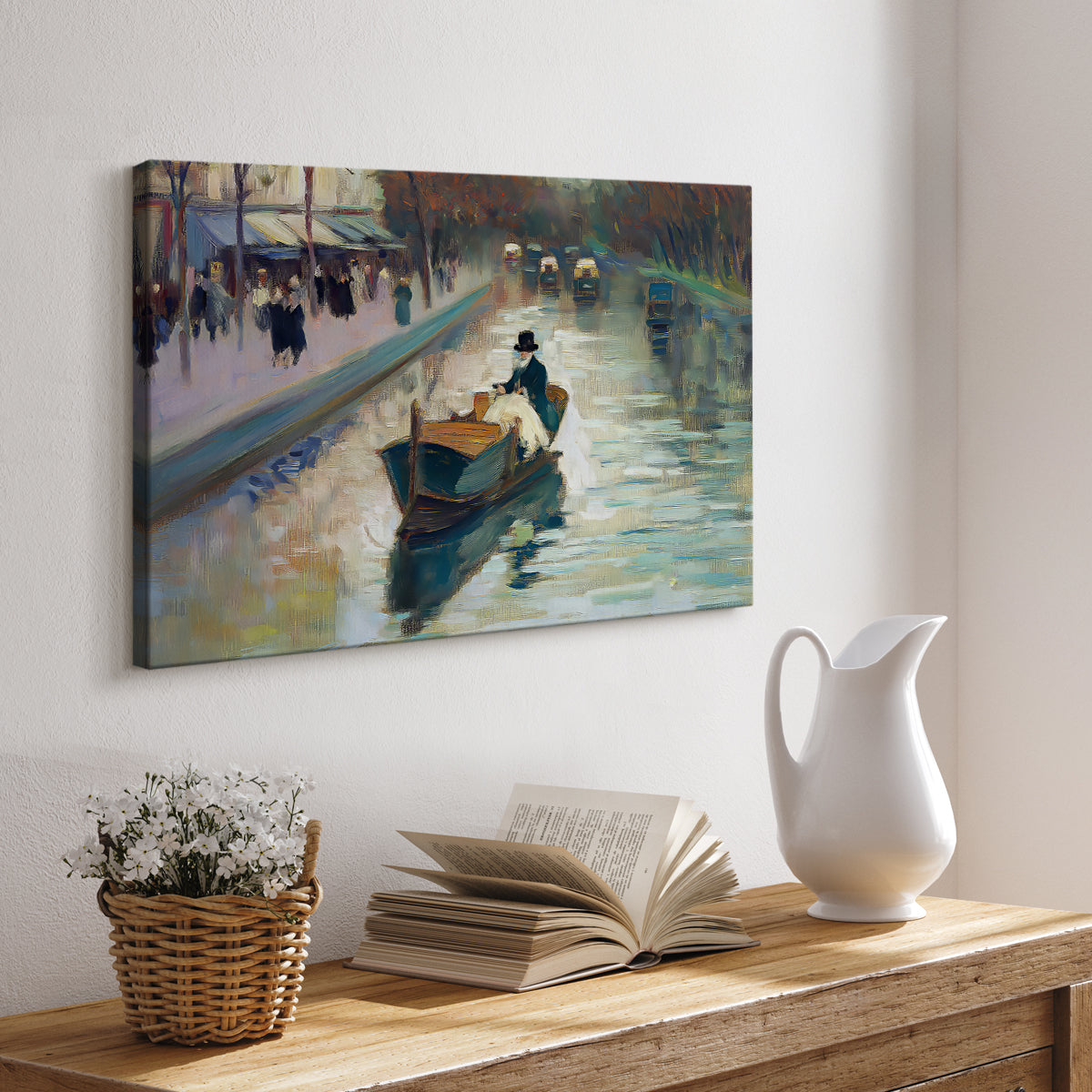 River Impression LXXXII - Canvas Art Print