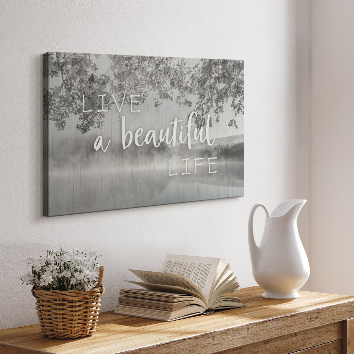 Live a Beautiful Life - Canvas Art Print