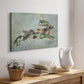 Fantastic Florals Hare, Running - Canvas Art Print