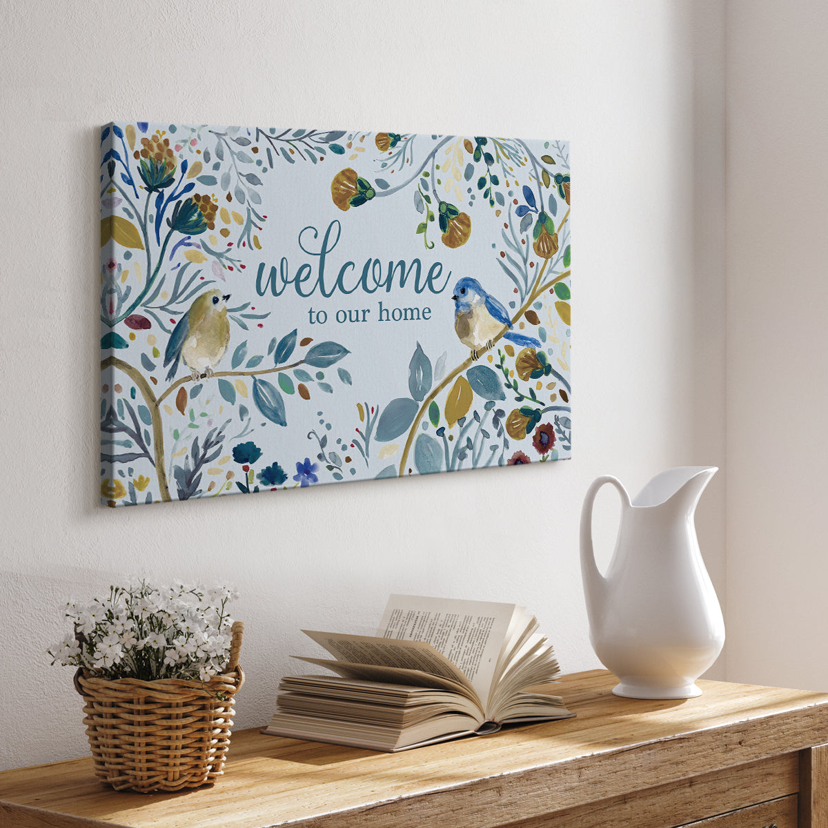 Welcome to Our Home - Canvas Art Print