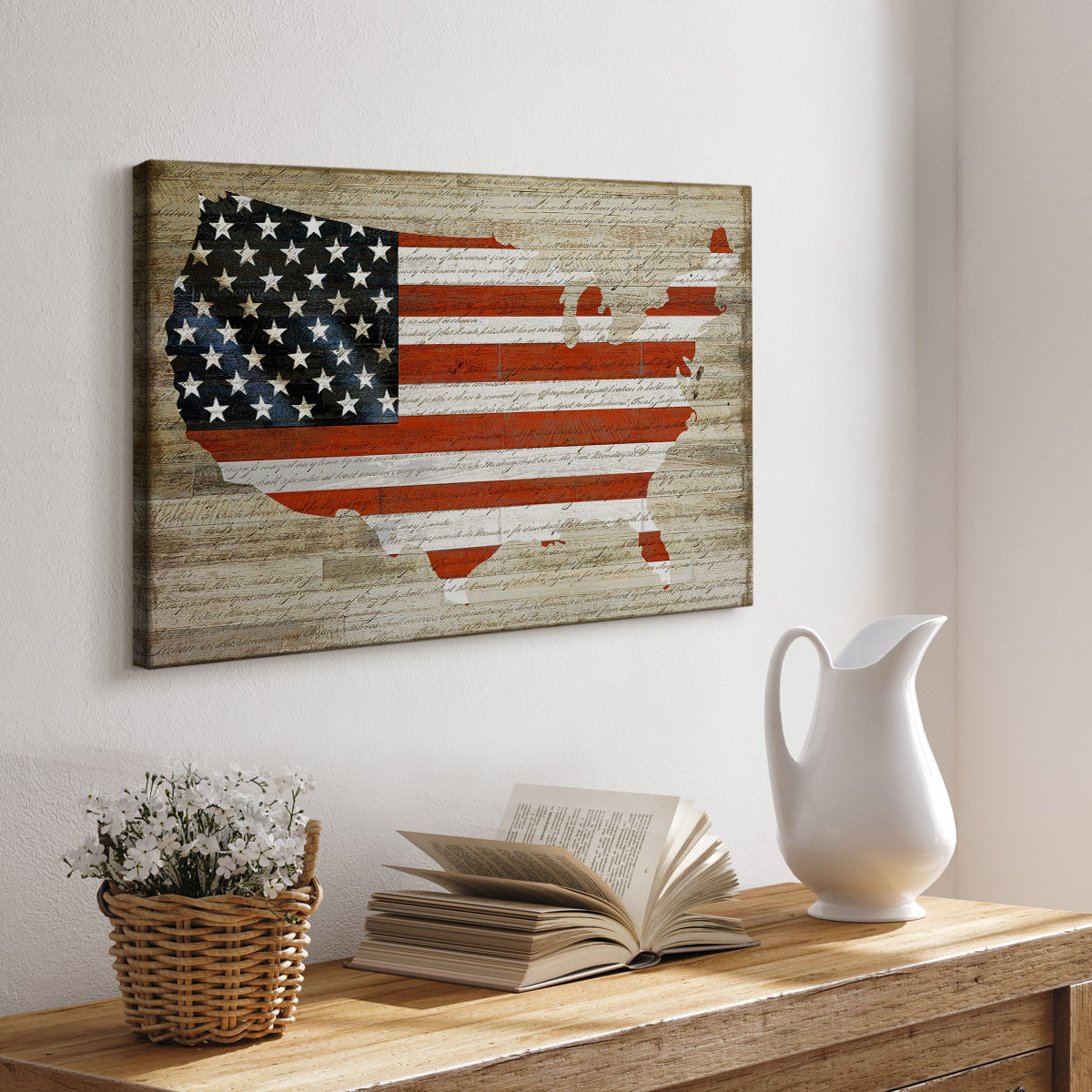 American Flag - Canvas Art Print
