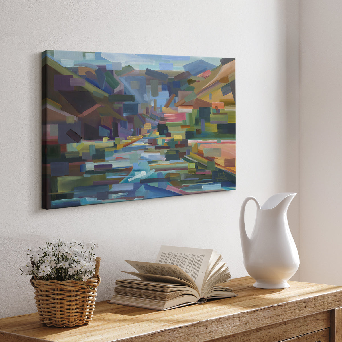 Pieces of Yakima Canyon - Canvas Art Print