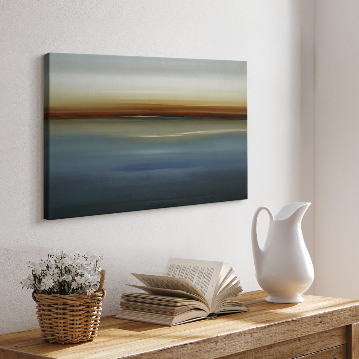 Beside the Blue II - Canvas Art Print