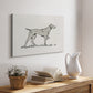 Neutral Pointer I - Canvas Art Print