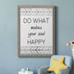 Your Soul Happy - Premium Canvas Framed in Barnwood - Ready to Hang