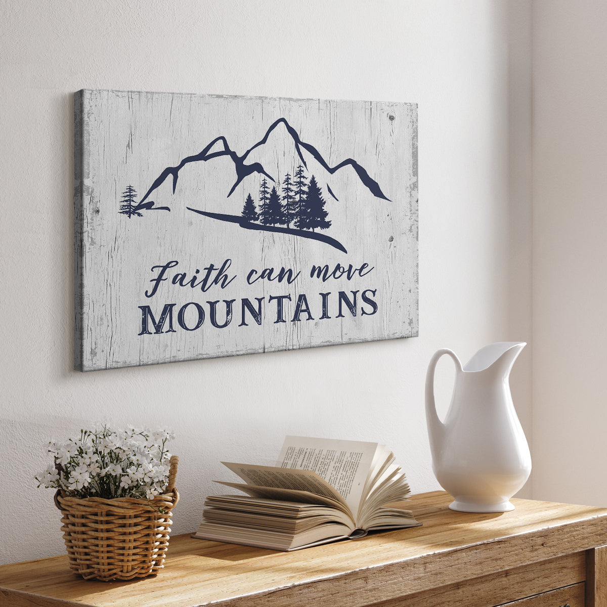 Move Mountains - Canvas Art Print