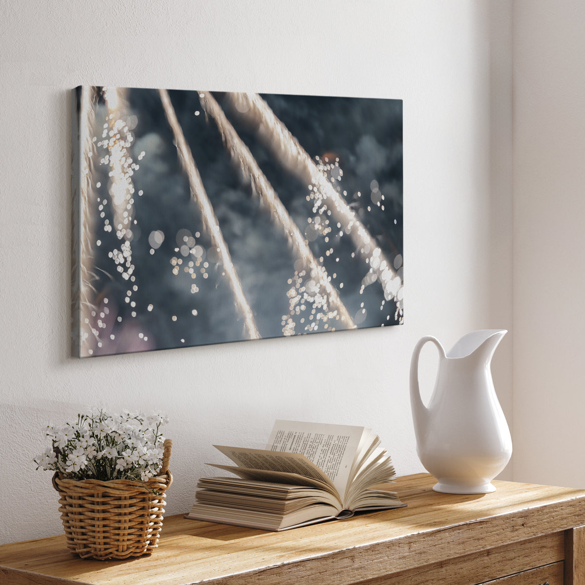 Celestial Glimmer - Canvas Art Print