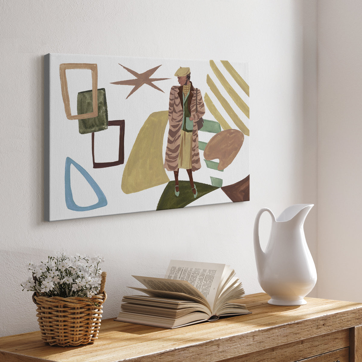 Vintage Vibes I - Canvas Art Print