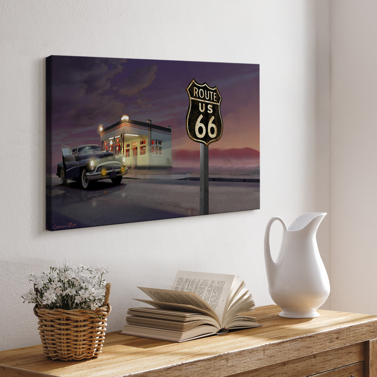 Route 66 - Canvas Art Print