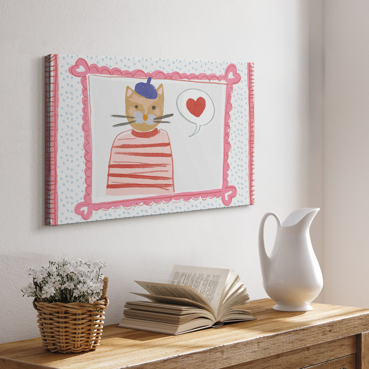 Cameo Characters Collection A - Canvas Art Print